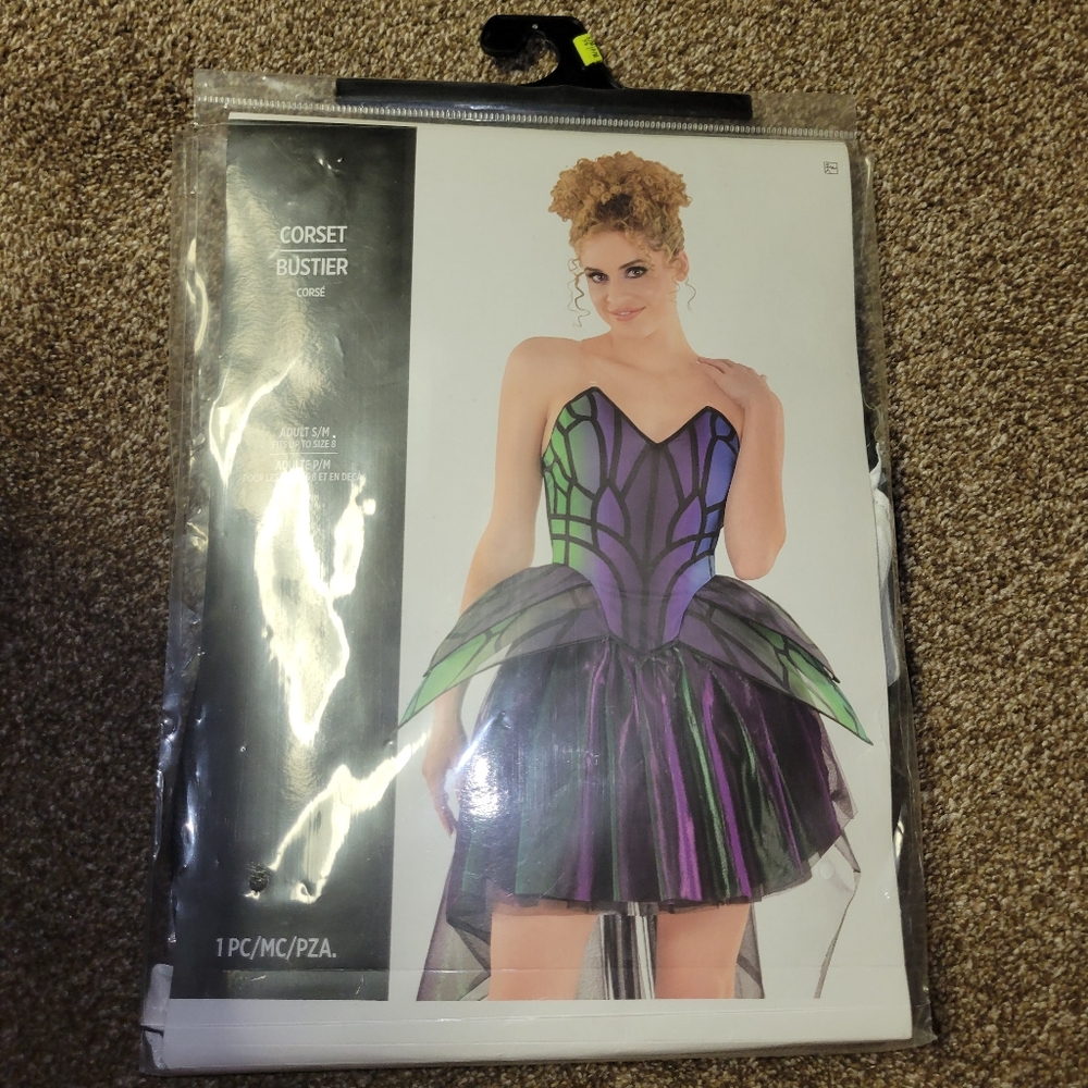 Amscan Women Multicolor Insect Corset sz S/M